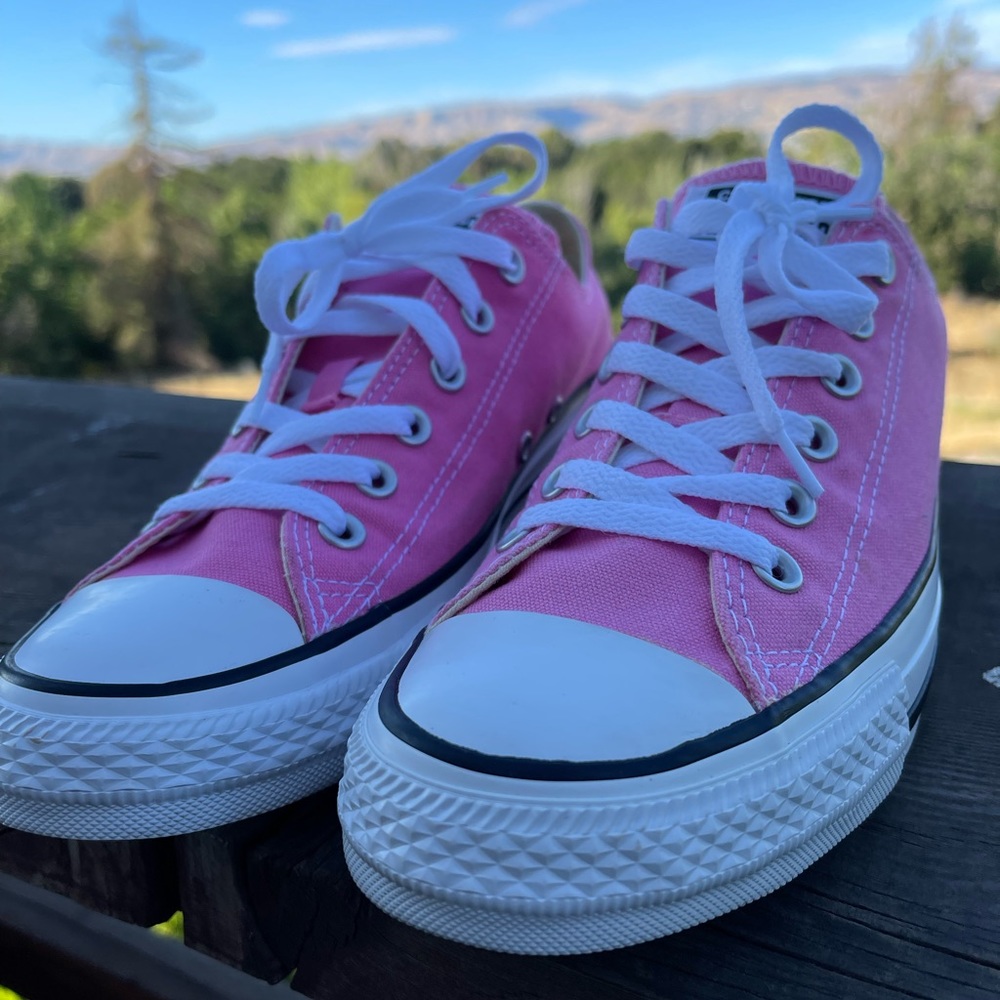 Converse Chuck Taylor All Star Low Top Shoes in Pink